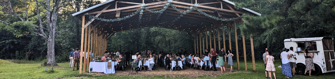 Piper and Leaf Headquarters Lacey Spring pole barn Decade dinner