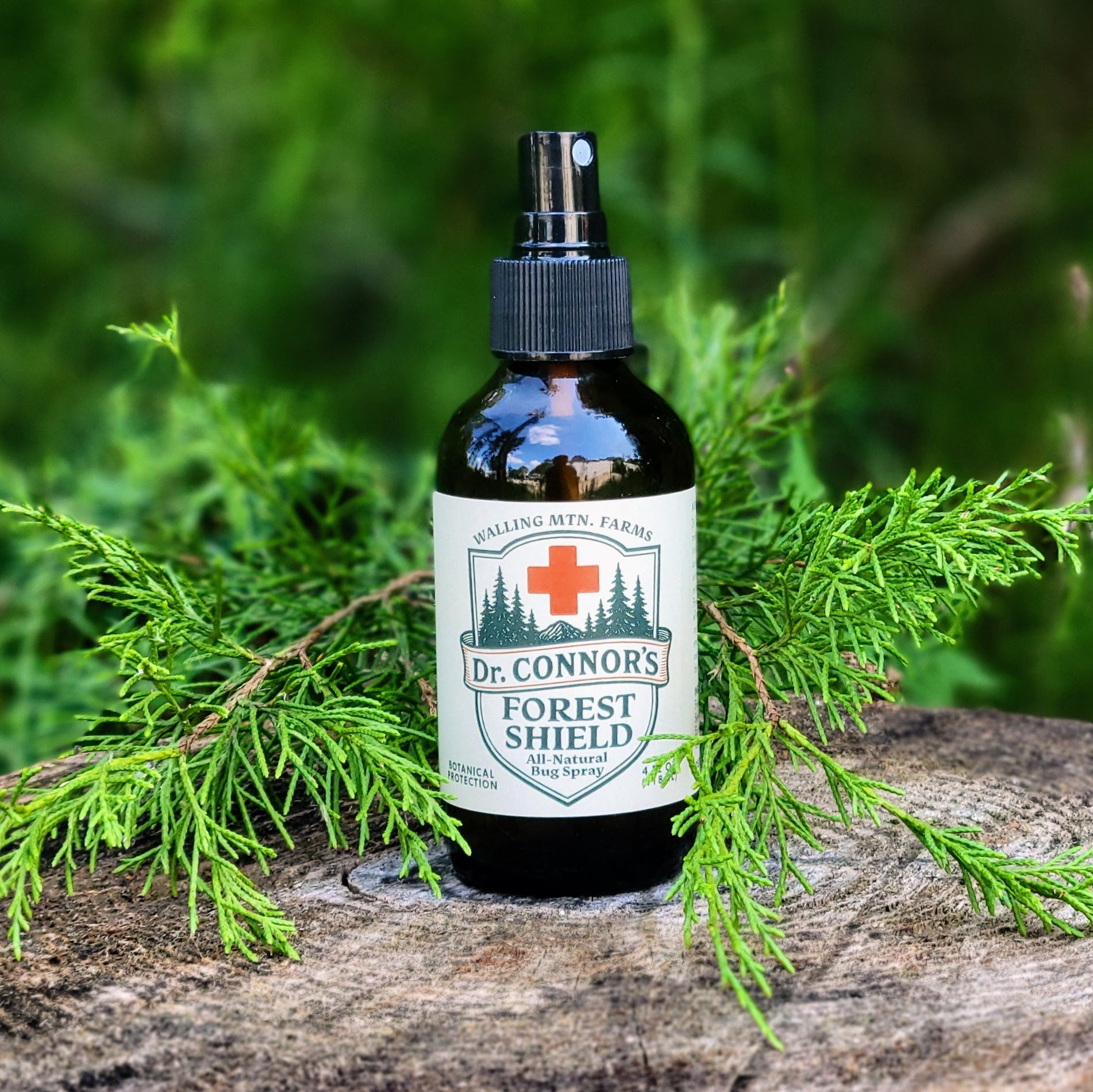 all natural bug spray for garden Dr. Connor's Forest Shield All-Natural Bug Spray