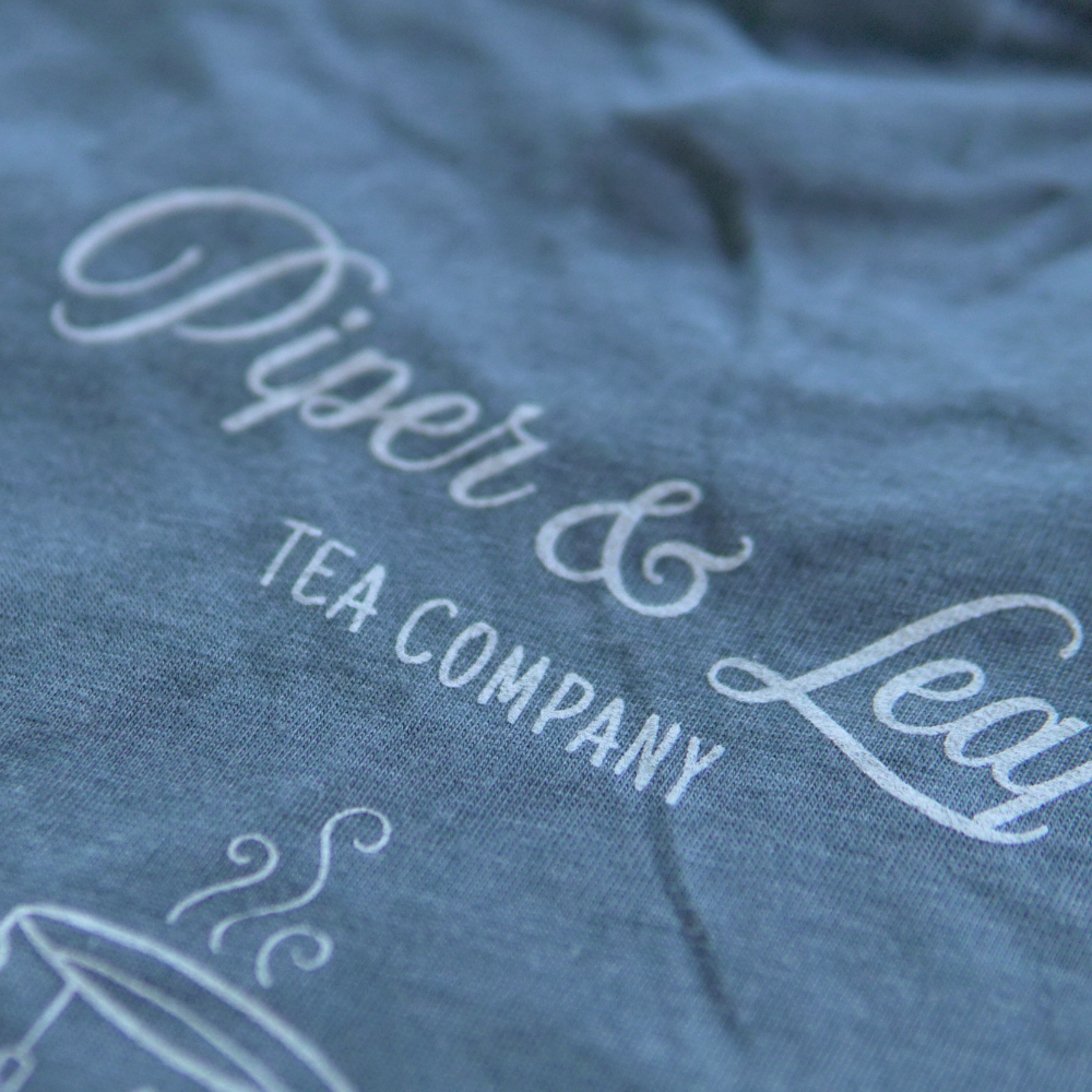 Piper & Leaf Tea Co. "The Personali-Tea" Short Sleeve Tee Shirt, soft, screen printed t-shirt.