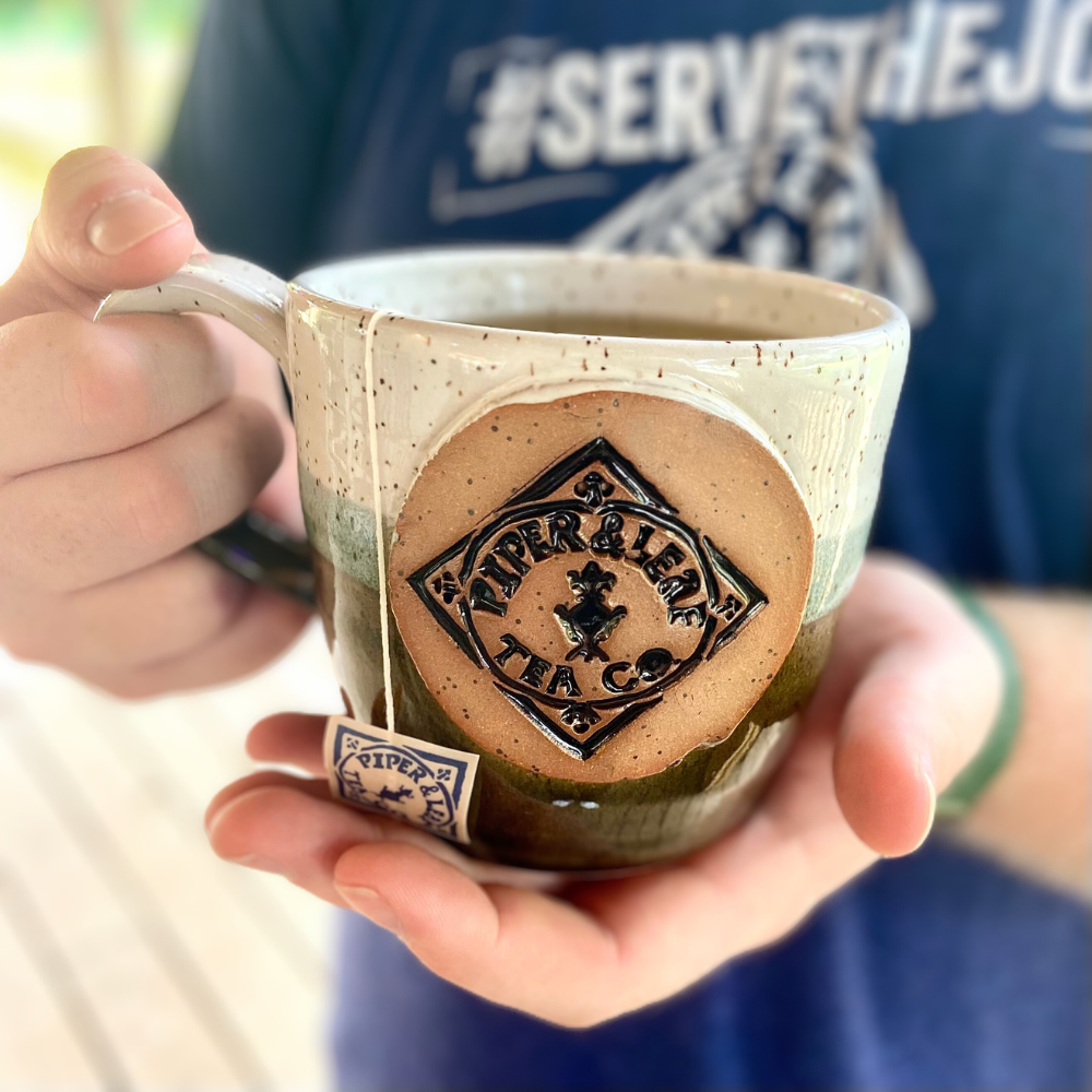 3-toned handcrafted pottery mug