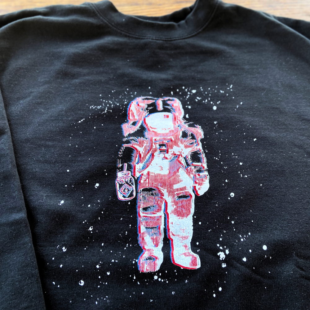 Limited Edition 3D Vision Space Man Sweatshirt