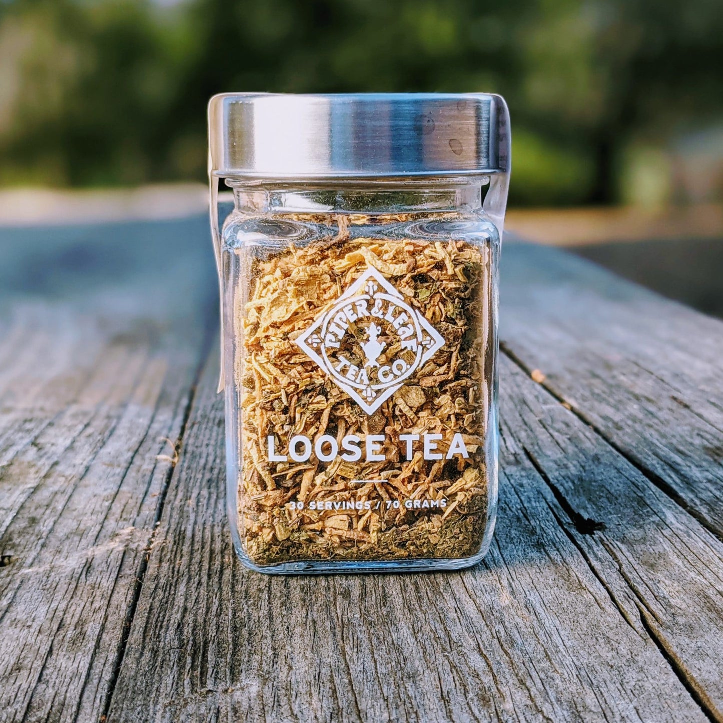 Sweetie Pie Chai glass jar of loose leaf