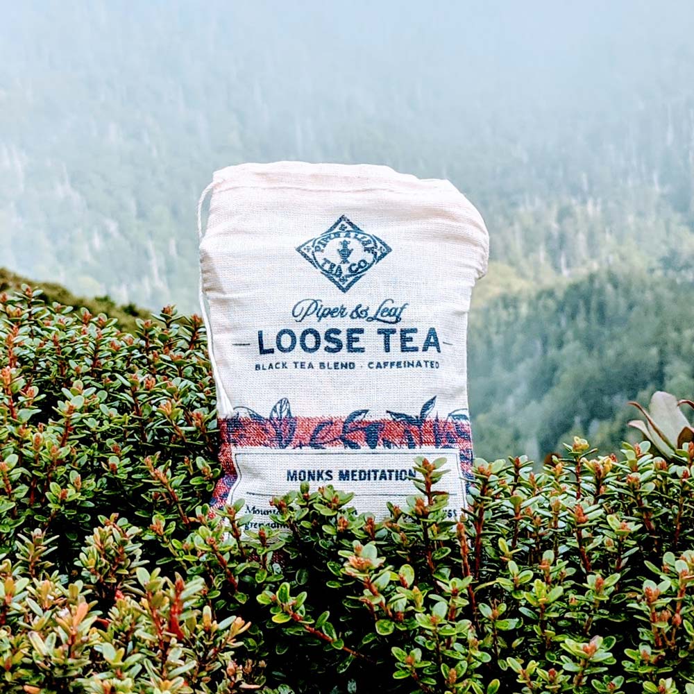 Monks Meditation muslin loose leaf bag