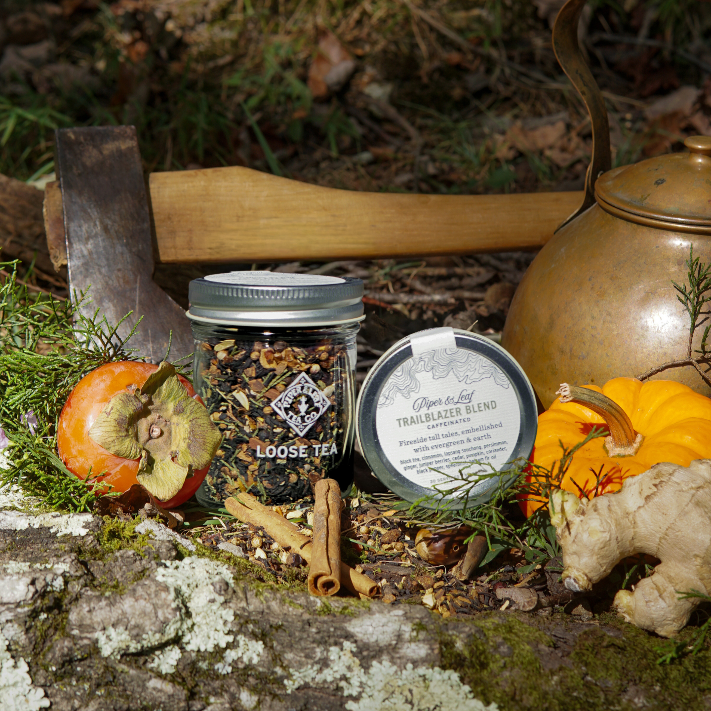 Trailblazer Blend Glass Jar of Loose Leaf Tea - 30 Servings – Piper and ...