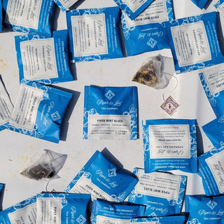 Piper Mint Blues Case of Individually Wrapped Tea Bags- 50ct