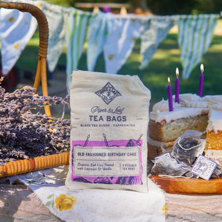 Old Fashioned Birthday Cake 9ct Tea Bags in Muslin