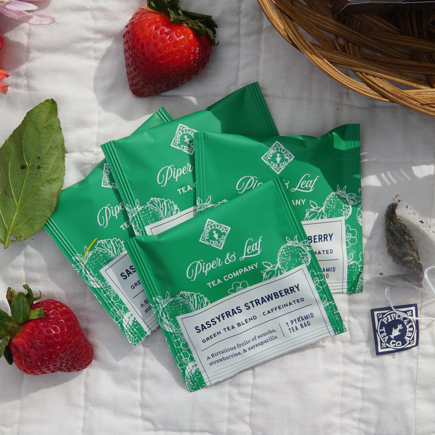 The Mother's Day Special Tea Sampler by Piper & Leaf Tea Co. offers 16 individually wrapped tea bags—beautifully packaged and perfect for gifting as an herbal tea sampler or celebrating Mother’s Day.