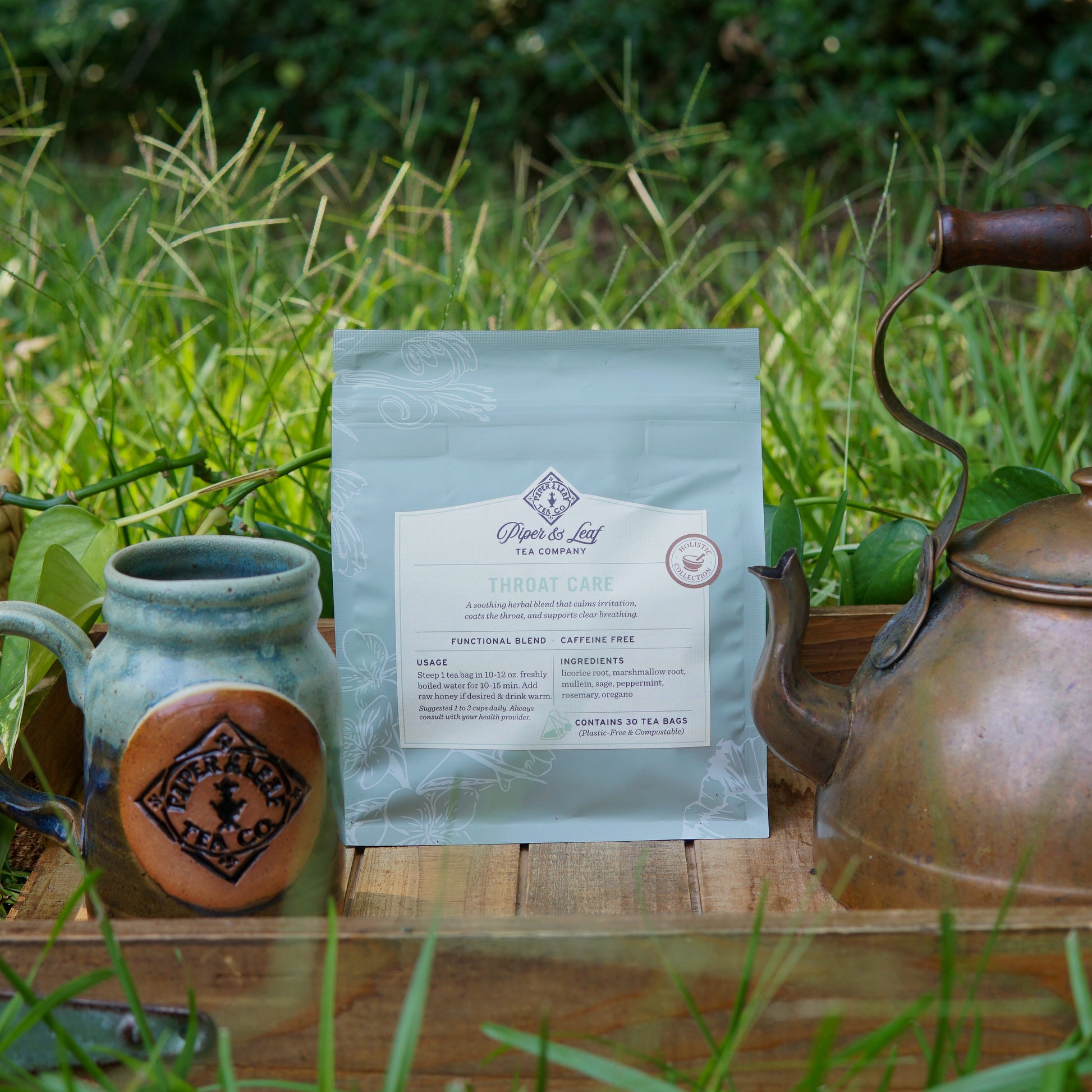 Piper & Leaf Tea Co. Throat Care New Holistic Blend 
