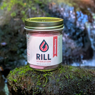 Strawberry Rill - Clean Hydration Drink Mix, 30 Serving Bulk Jar