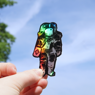P&L Spaceman Holographic Sticker