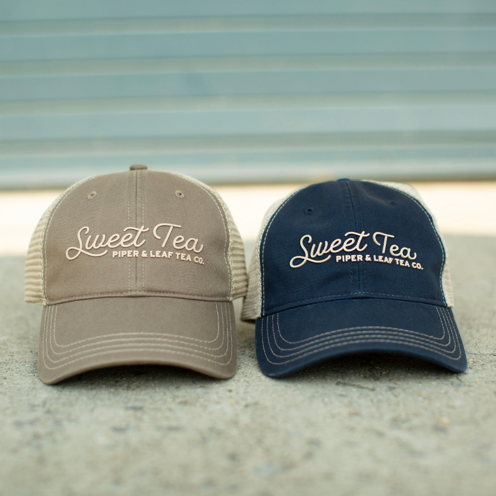 Piper & Leaf Tea Co's Sweet Tea Hats in Driftwood and Navy