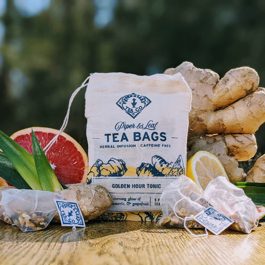 Golden Hour Tonic 9ct Tea Bags in Muslin