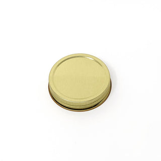 Solid Lid for Mason Jar-Gold
